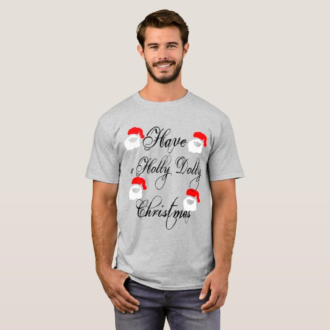 T-shirt Ayez un saint Noël (Devant entier)
