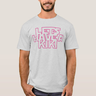 T-shirt Ayons une chemise de Kiki - rose/gris