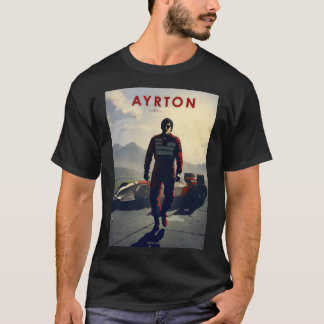 T-shirt Ayrton Senna Maclaren MP4 68 Légendes