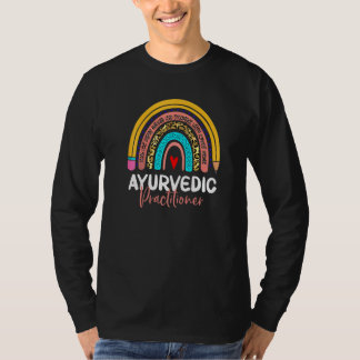 T-shirt Ayurvedic Leopard Rainbow Healthcare