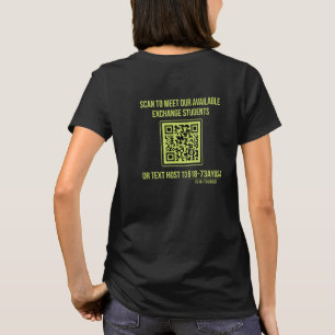 T-shirt Ayusa Laisser l'aventure commencer QR Code (Femmes