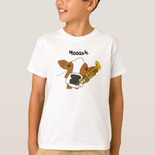 T-shirt AZ- Funny Cow and Trumpet Shirt