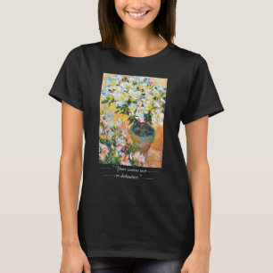 T-shirt Azalées blanches dans un pot, Claude Monet 1885