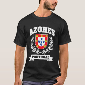 T-shirt Azores Island Portugal Thème Portugais Pride