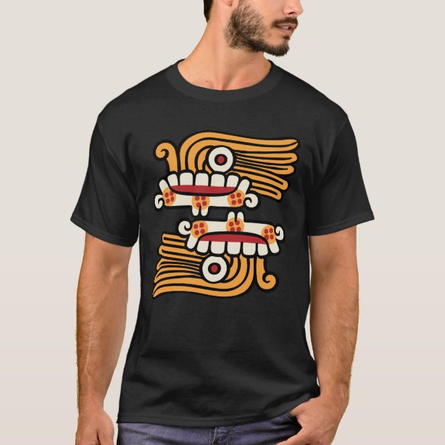 T-shirt Aztec Jour Calendrier 12 - Malinalli (Devant)