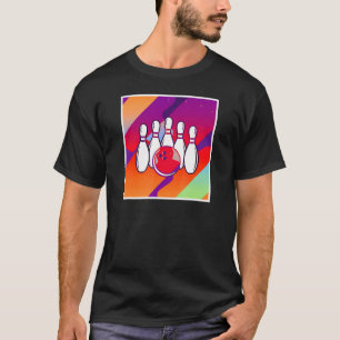 T-shirt B0wling Vintage rétro