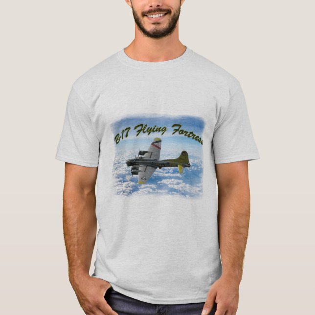 T-shirt B17 Forteresse Volante 2ÈME GUERRE MONDIALE Bomber (Devant)