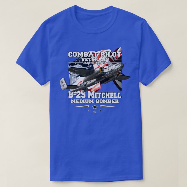 T-shirt B25 Mitchell bombardier moyen (Design devant)