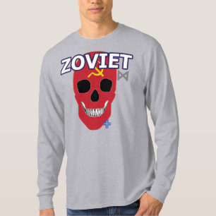 T-shirt B2 à manches longues du zoviet HANDSKULL