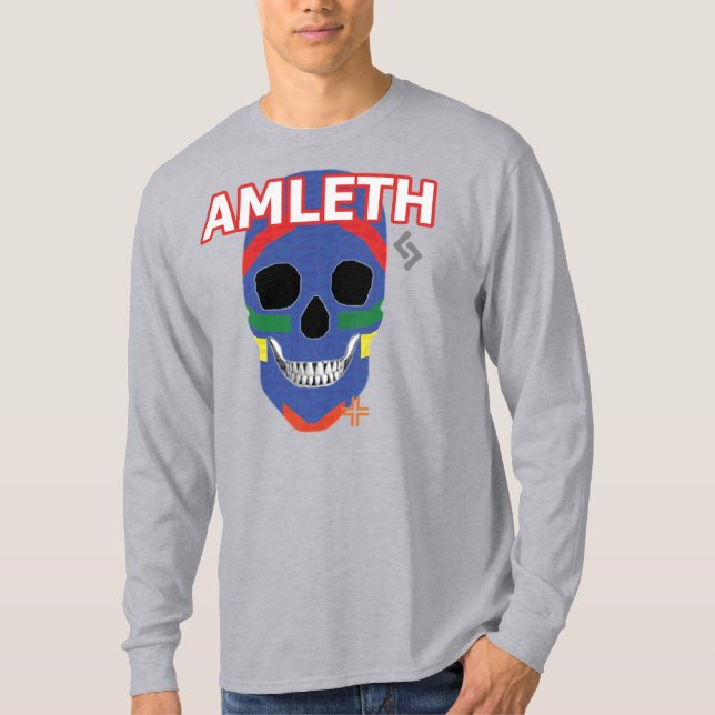 T-shirt B2 HANDSKULL Amleth Long Sleeve (Devant)