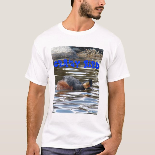 T-shirt B8 Eared Grebe Courting (Devant)