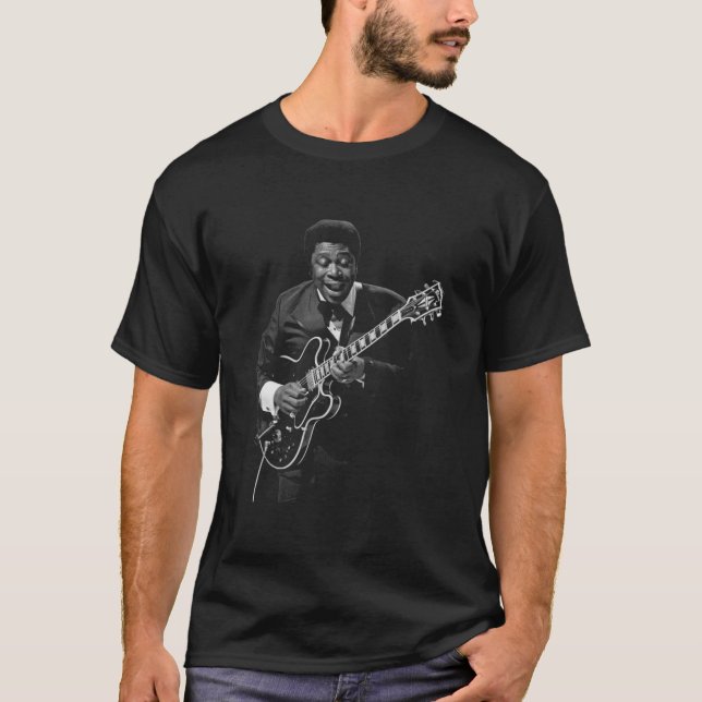 T-shirt B.B. King Jouer de la guitare (Devant)