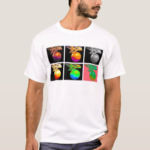 T-shirt B-Ball Basketball Hoops Pop Art
