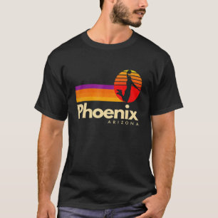 T-shirt B-Ball Ville Arizona Vintage Rétro Phoenix Basketb