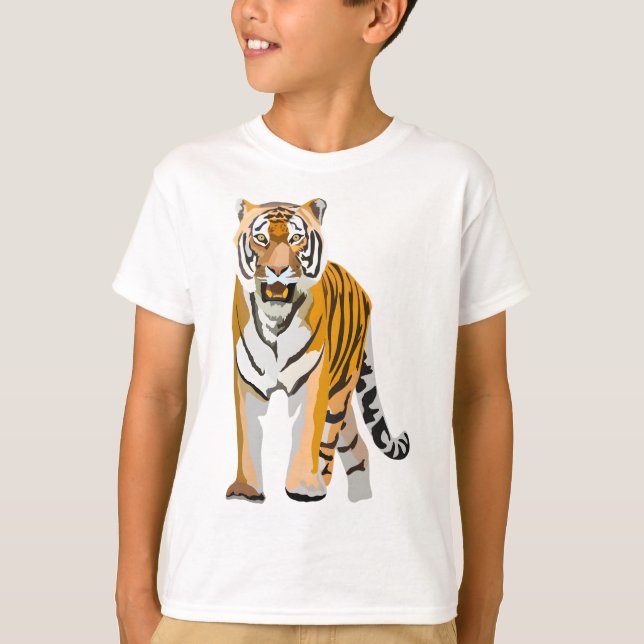 T-shirt B est pour Bengal Tiger (Devant)