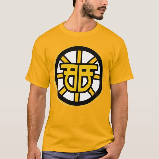 T-shirt B.F. Raid Hockey Night Tee Or (Devant)