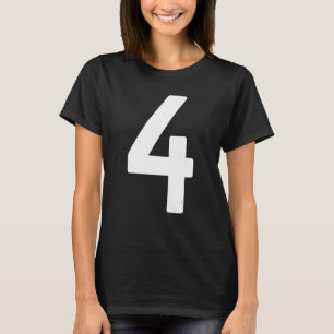 T-shirt B Jour Numéro 4 Monogramme Norwester Police Premiè