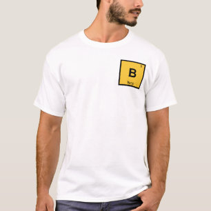 T-shirt B - Musique de Banjo Symbole du tableau périodique