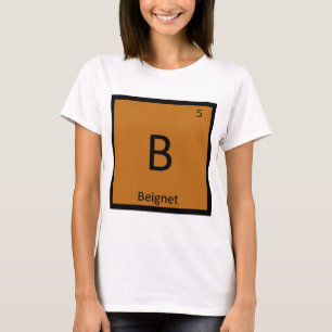 T-shirt B - Tableau périodique de la chimie des ampoules d