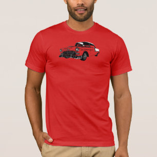 T-shirt B&W du schéma '55 Chevy