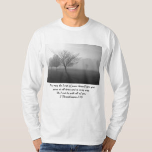 T-shirt B&W Foggy Morning Sunrise