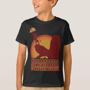 T-shirt Ba Sowenya Va M'Acheter Une Pizza King Lion
