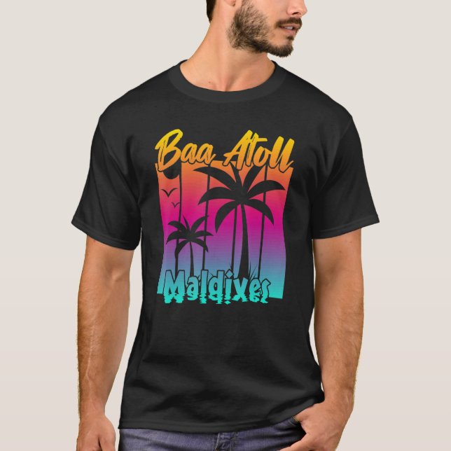 T-shirt Baa Atoll Maldives (Devant)