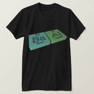 T-shirt Baal comme baryum de Ba et aluminium d'Al