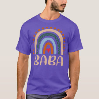 T-shirt Baba Arc-en-ciel Grand-mère mignonne Fête des mère