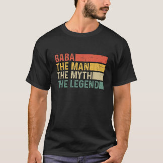 T-shirt Baba l'homme le mythe la légende Cadeau vintage po