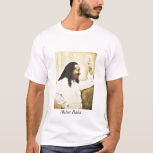 T-shirt Baba "traînées heureuses " de Meher