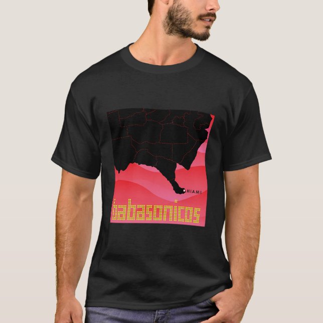 T-shirt Babasonicos Miami (Devant)