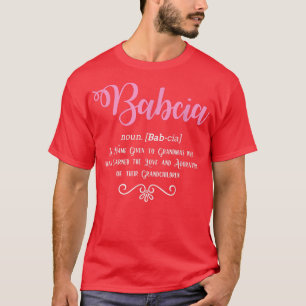 T-shirt Babcia Définition Grand-mère polonaise 