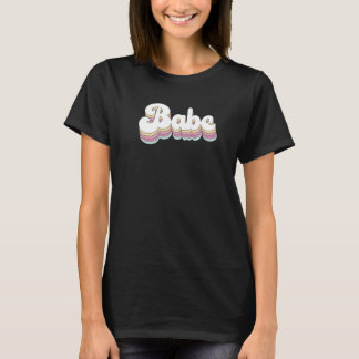 T-shirt Babe Retro Bride Bridesmaid Bachelorette Party  
