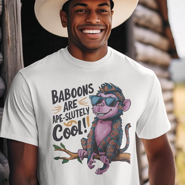 T-shirt Baboon stylish : Les babouins sont tout à fait coo (Créateur téléchargé)