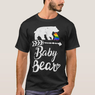 T-shirt Baby Bear LGBT Rainbow Pride Gay Lesbian 