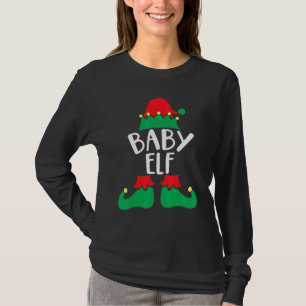 T-shirt Baby Elf Matching Family Group Christmas Party Paj