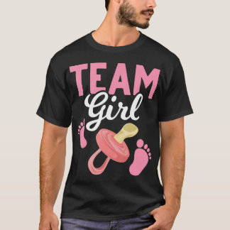 T-shirt Baby Faire-part Futurs Parents Équipe Fille Genre