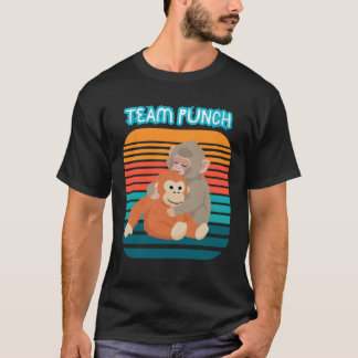 T-shirt baby monkey punch