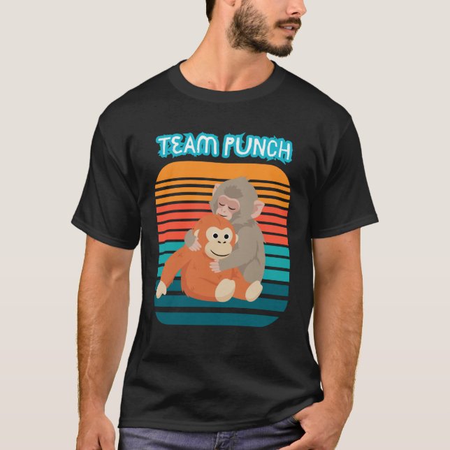 T-shirt baby monkey punch (Devant)