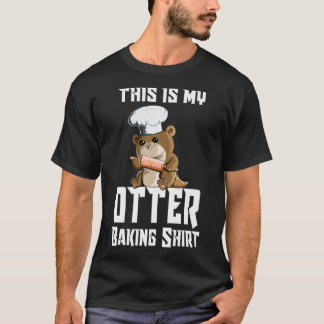 T-shirt Baby Otter Chef de famille Cook C'Est Mon Otter Ba