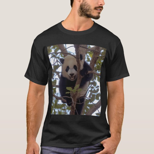T-shirt Baby Panda Xiao Qi Ji Au Zoo National (Devant)