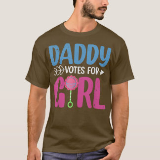 T-shirt Baby Party Team Fille Futur papa Baby shower Gend