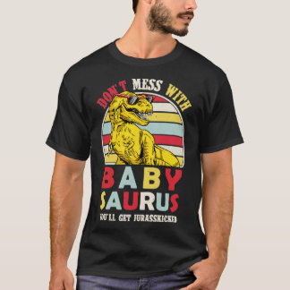 T-shirt Baby Saurus Chemise Babysaurs Chemise Dinosaure Ba