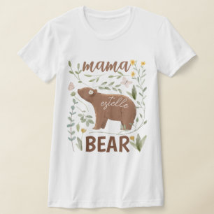 T-shirt Baby shower d'amis de la forêt