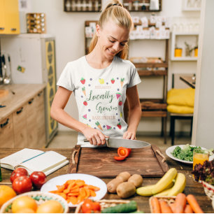 T-shirt Baby shower de marché des fermiers cultivés locale