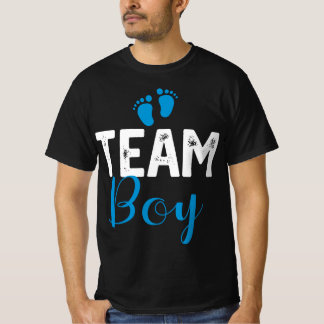 T-shirt Baby shower de révélation de genre de garçon d'équ