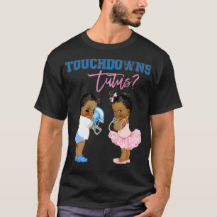 T-shirt Baby shower de révélation de genre Touchdown ou 