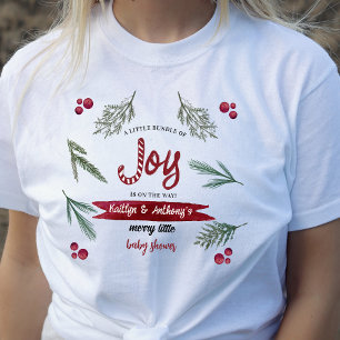 T-shirt Baby shower de Sucre de canne moderne Watercolor "