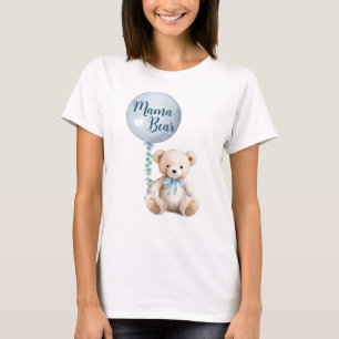 T-shirt Baby shower en peluche de Mama Bear